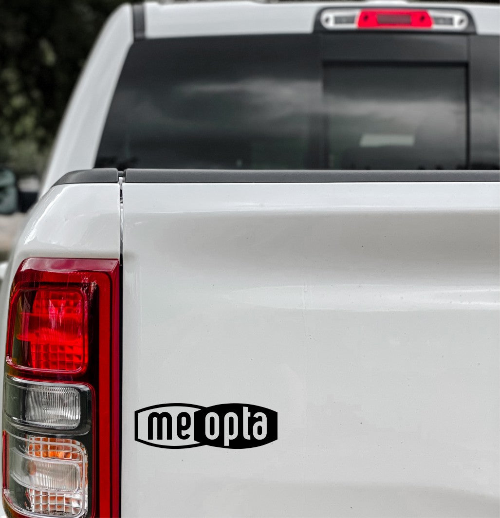 Meopta decal, sticker, hunting fishing decal, car sticker
