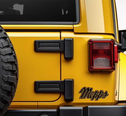 Mepps decal, sticker, hunting fishing decal, car sticker