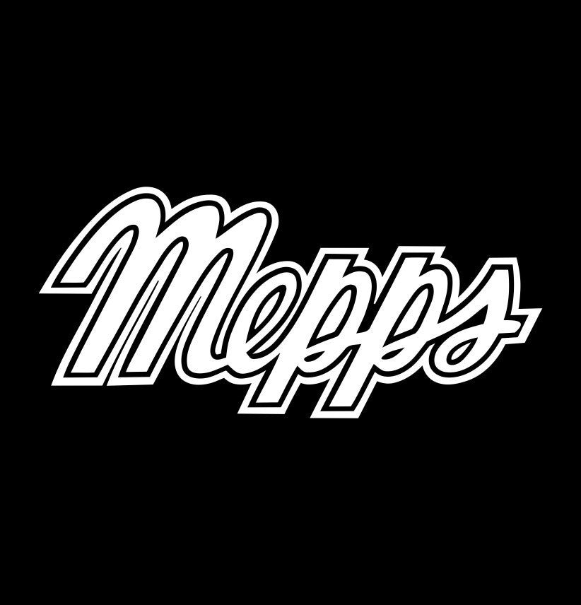 Mepps decal, sticker, hunting fishing decal, car sticker