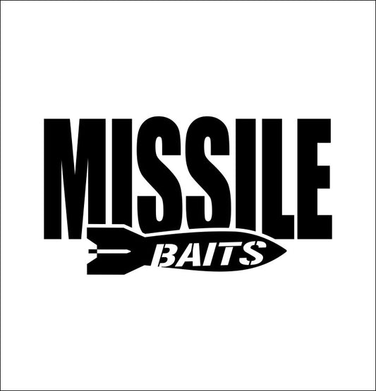 Missile Baits decal, sticker, hunting fishing decal, car sticker