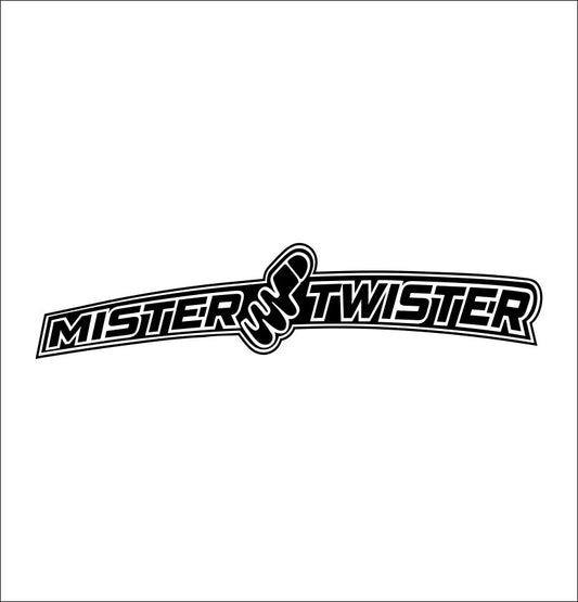 Mister twister decal, sticker, hunting fishing decal, car sticker
