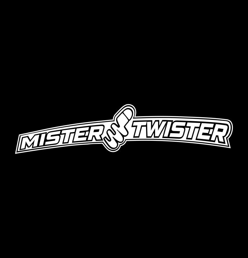Mister twister decal, sticker, hunting fishing decal, car sticker