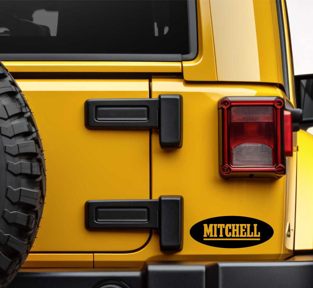 Mitchell Fishing decal, sticker, hunting fishing decal, car sticker