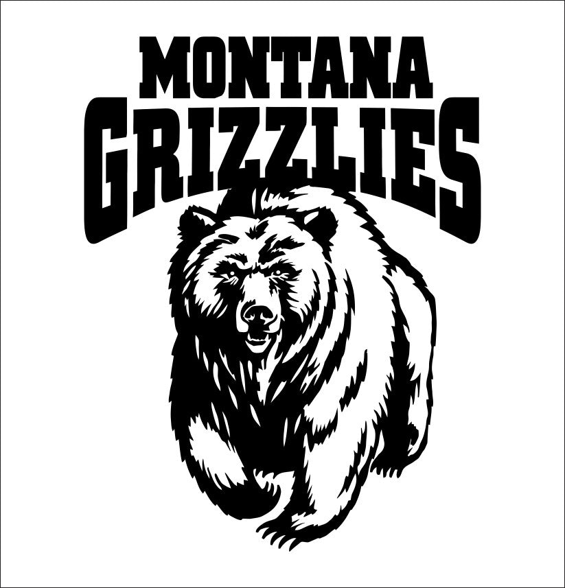 Montana Grizzlies decal, sticker