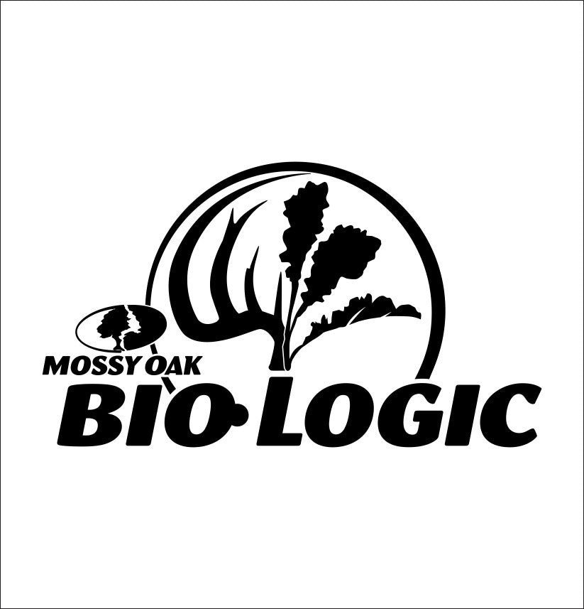 Mossy Oak Bio Logic decal, sticker, hunting fishing decal, car sticker
