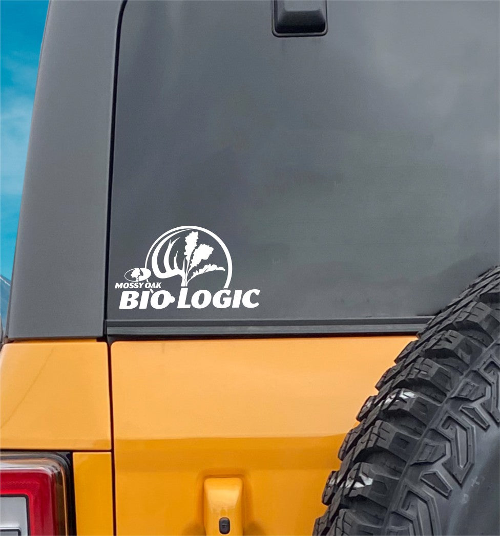 Mossy Oak Bio Logic decal, sticker, hunting fishing decal, car sticker