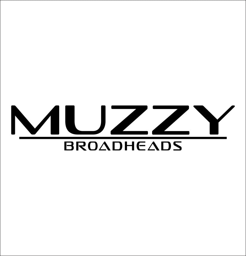 Muzzy Broadheads decal, sticker, hunting fishing decal, car sticker
