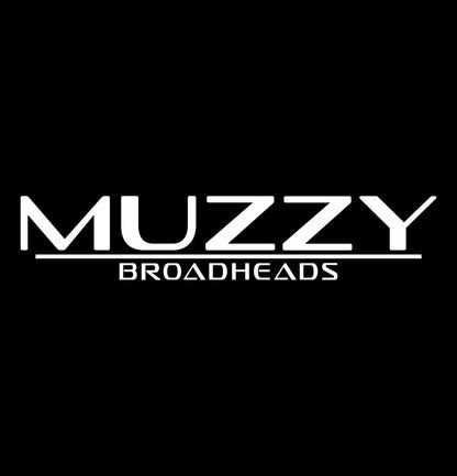 Muzzy Broadheads decal, sticker, hunting fishing decal, car sticker