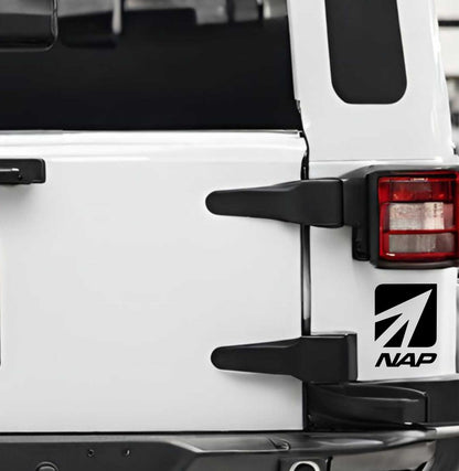 NAP Broadheads decal, sticker, hunting fishing decal, car sticker b