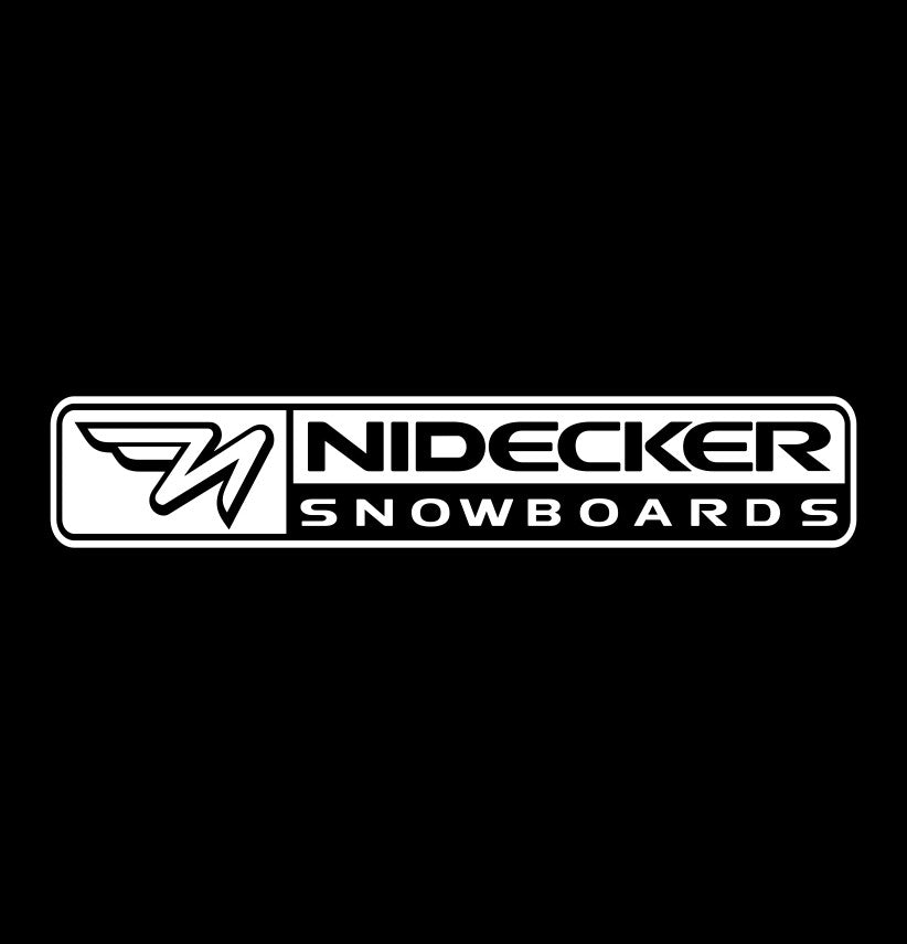 Nidecker decal, sticker, ski decal