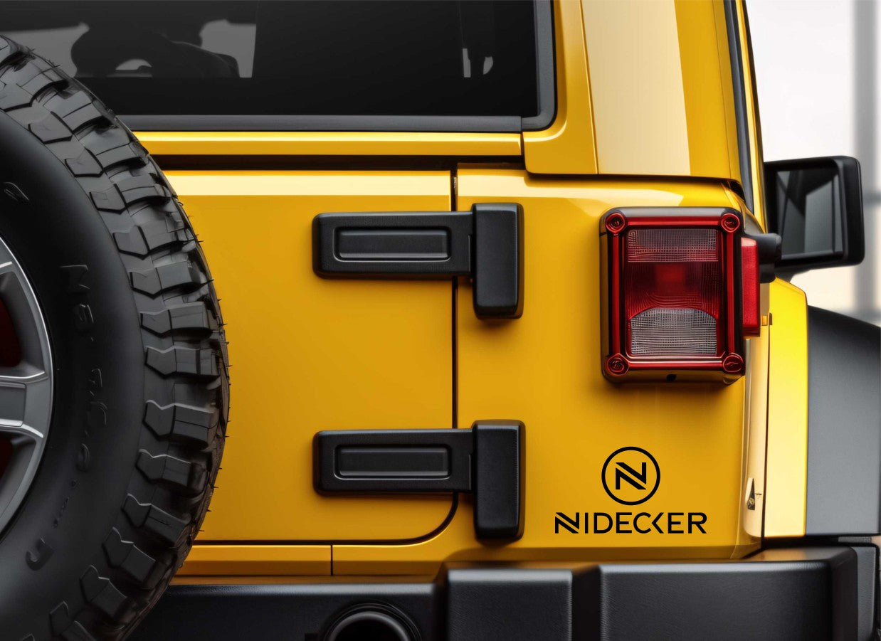Nidecker decal, sticker, ski snowboard decal