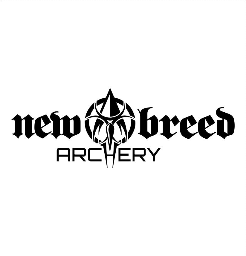 New breed archery decal, sticker, hunting fishing decal, car sticker