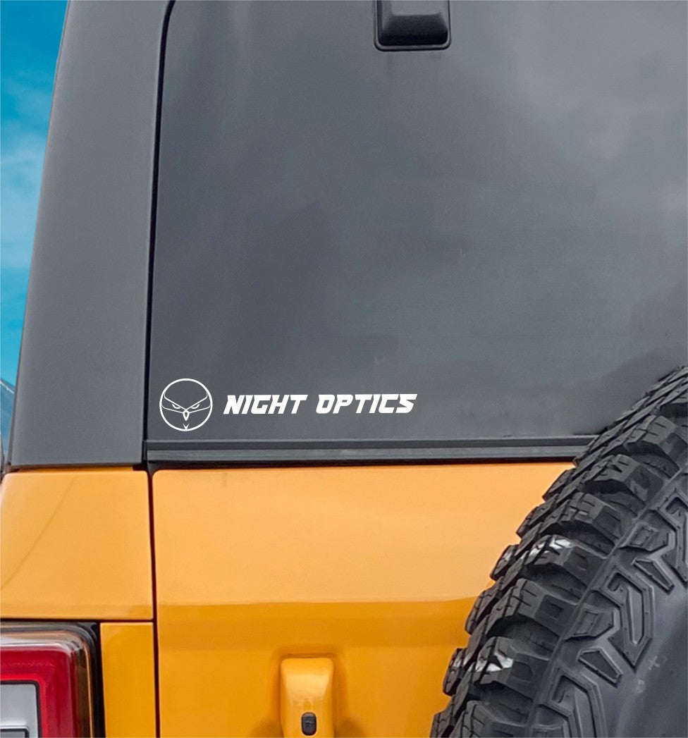 Night Optics decal, sticker, hunting fishing decal, car sticker