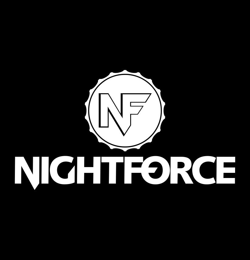 Nightforce Optics decal, sticker, hunting fishing decal, car sticker