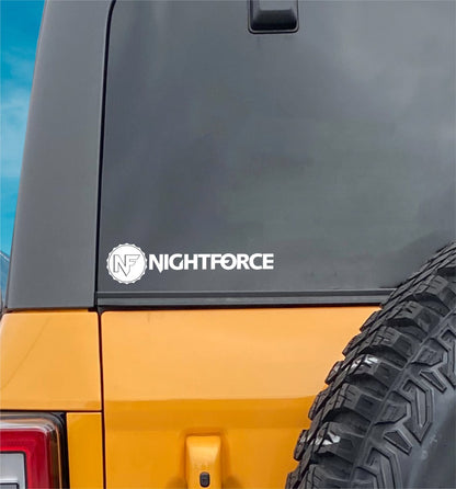 Nightforce Optics decal, sticker, hunting fishing decal, car sticker b