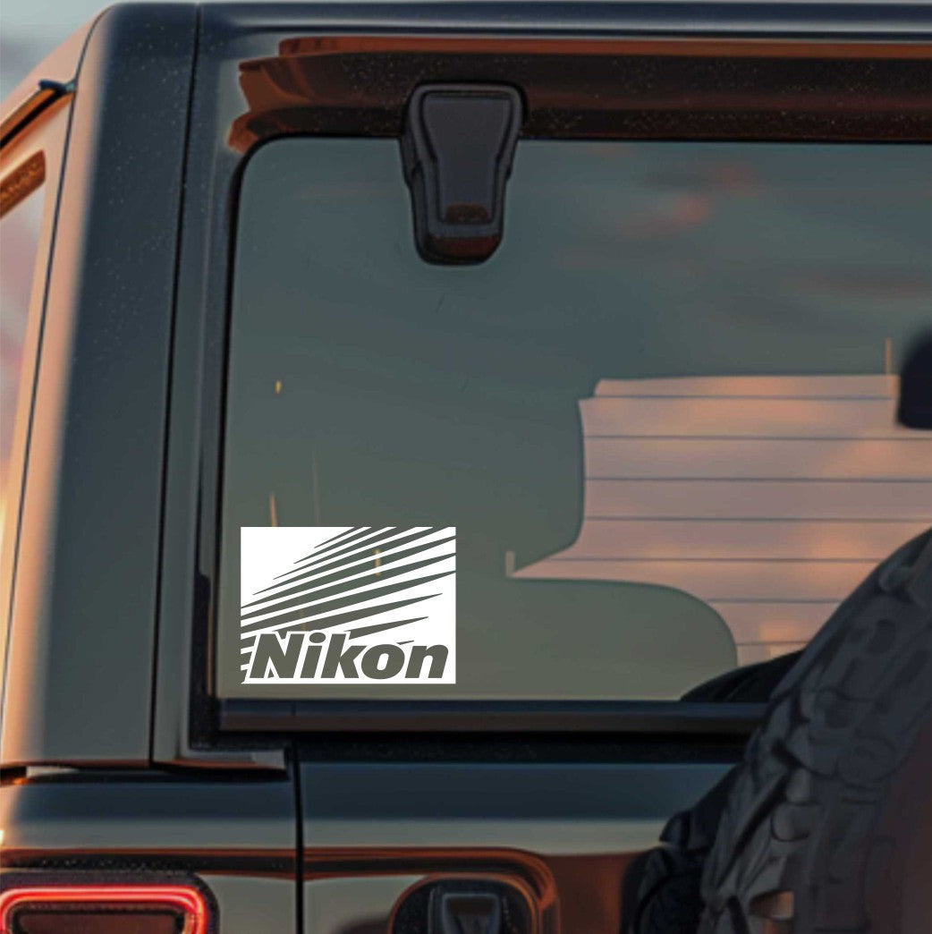 Nikon decal, sticker, hunting fishing decal, car sticker