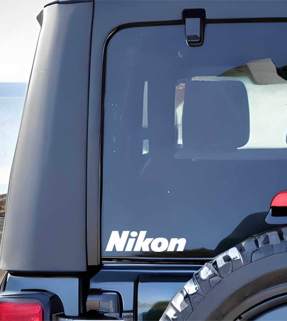 Nikon decal, sticker, hunting fishing decal, car sticker b