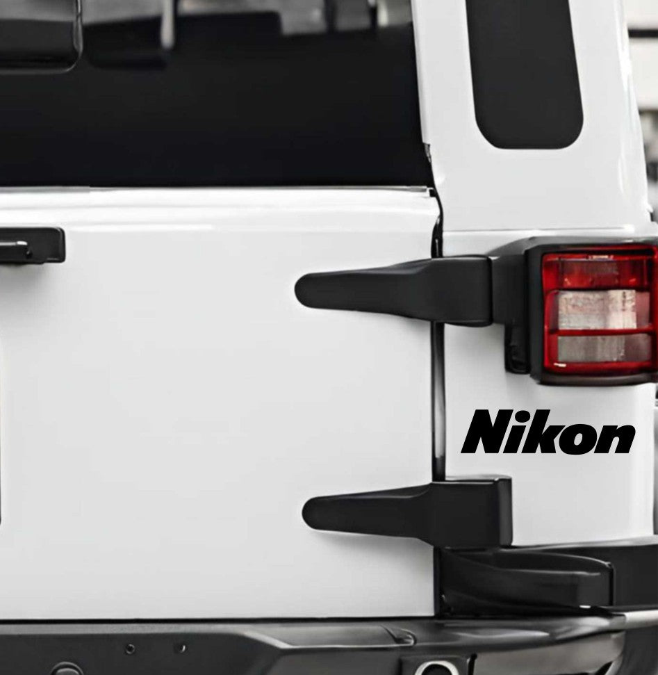 Nikon decal, sticker, hunting fishing decal, car sticker b