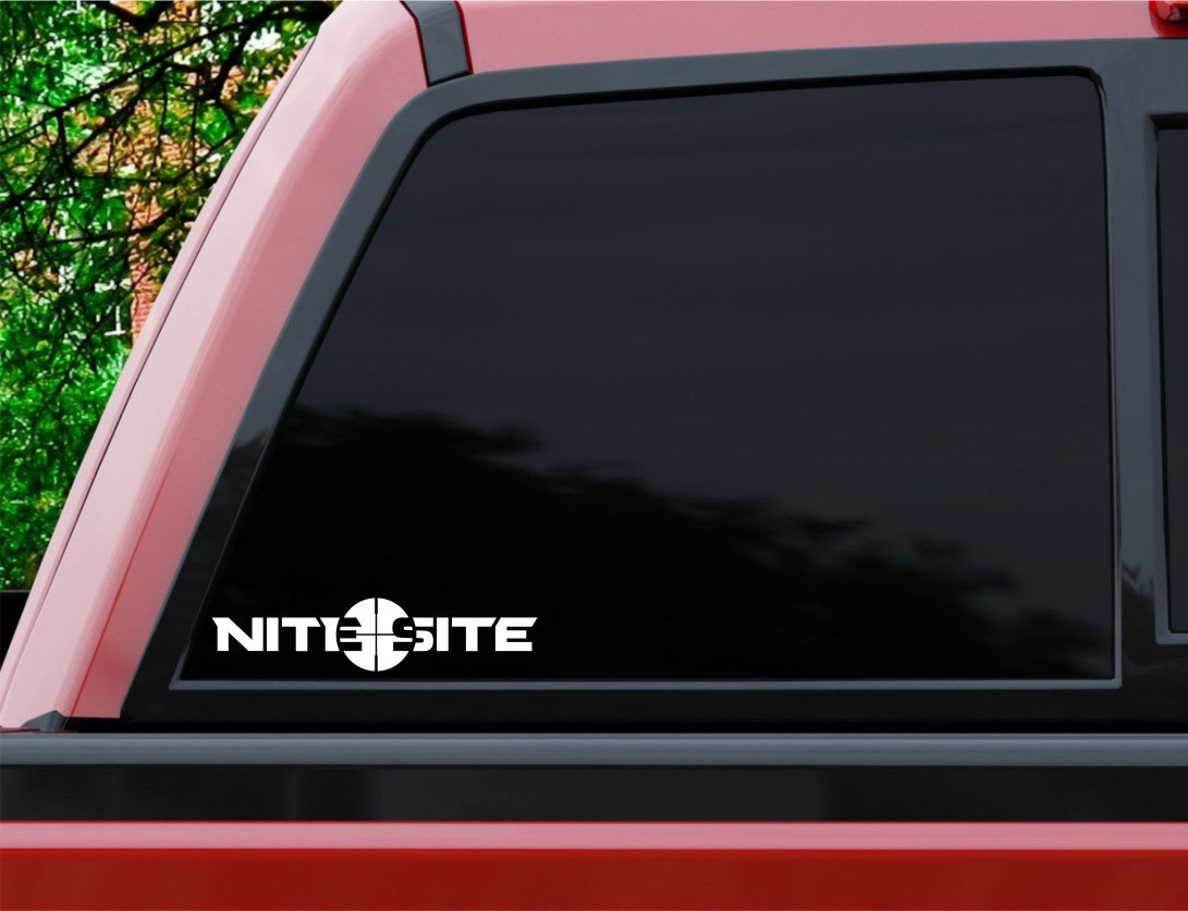 Nite Site decal, sticker, hunting fishing decal, car sticker