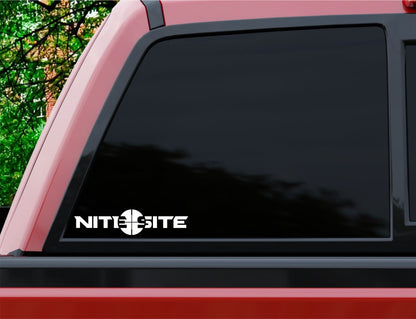 Nite Site decal, sticker, hunting fishing decal, car sticker