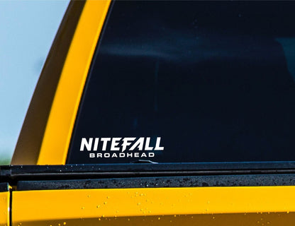 Nitefall Broadhead decal, sticker, hunting fishing decal, car sticker