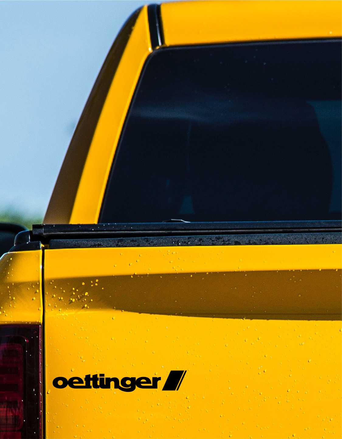 Oettinger decal, sticker