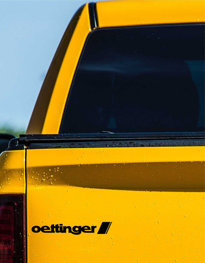 Oettinger decal, sticker