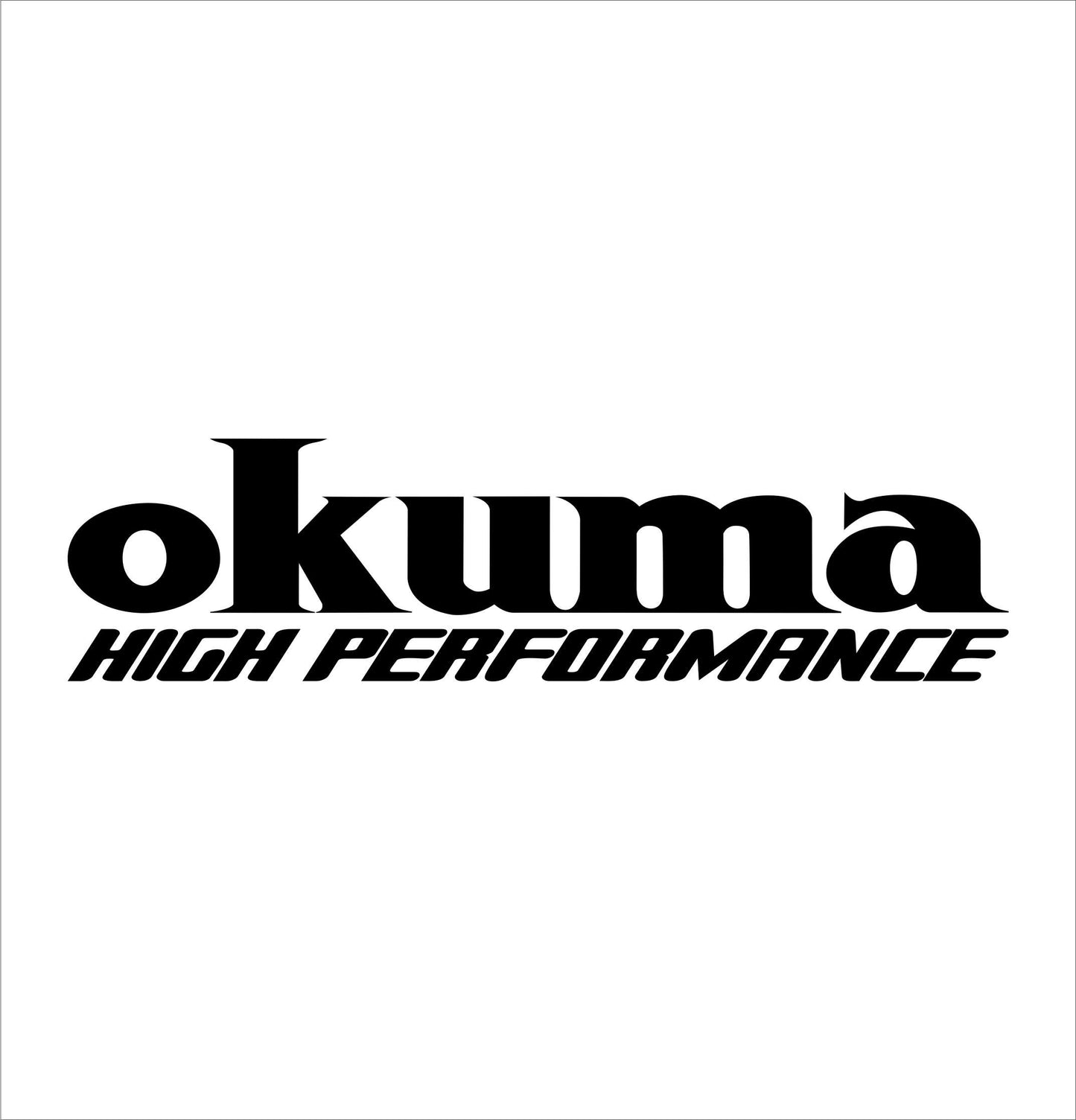 Okuma Fishing decal, sticker, hunting fishing decal, car sticker
