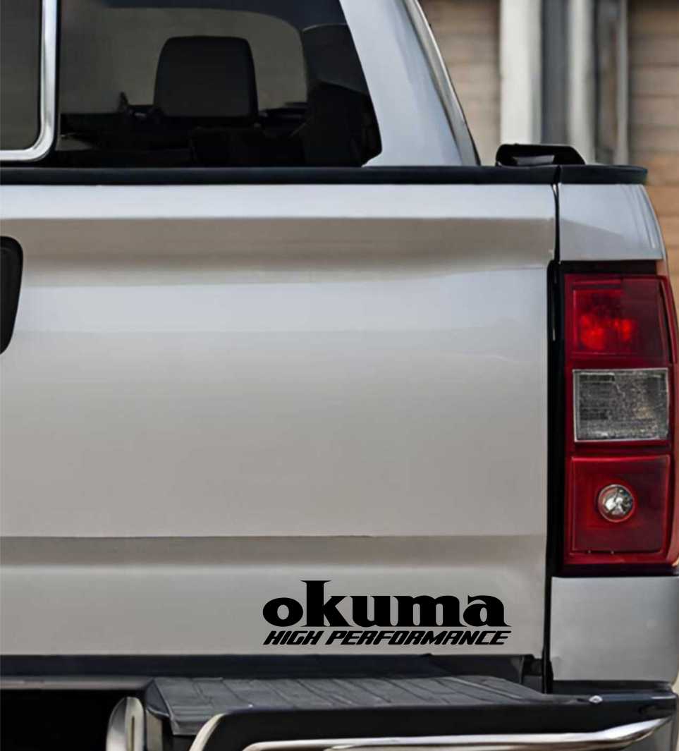 Okuma Fishing decal, sticker, hunting fishing decal, car sticker