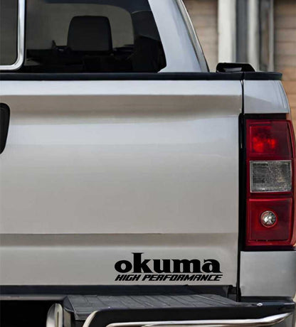 Okuma Fishing decal, sticker, hunting fishing decal, car sticker