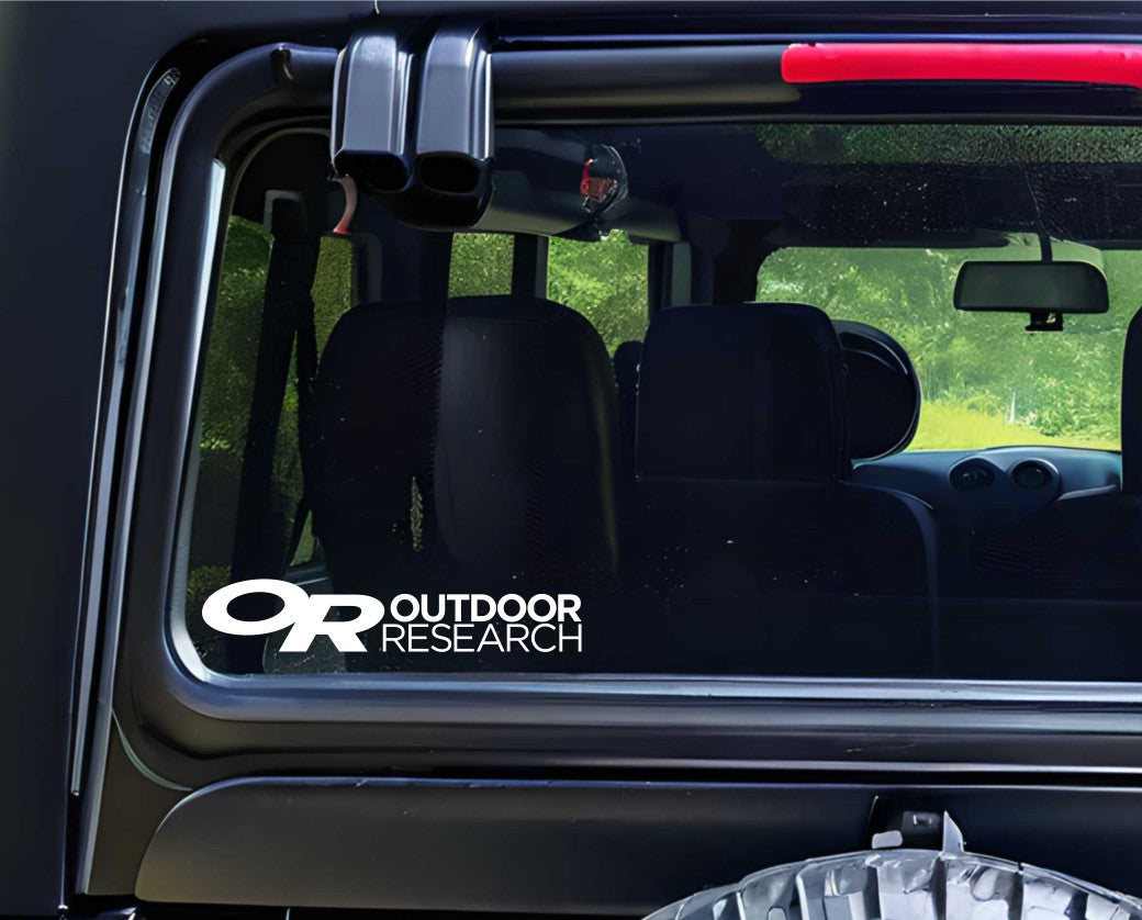 Outdoor Research decal, sticker, hunting fishing decal, car sticker