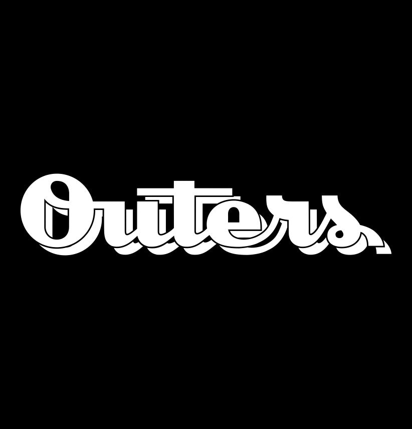 Outers decal, sticker, hunting fishing decal, car sticker