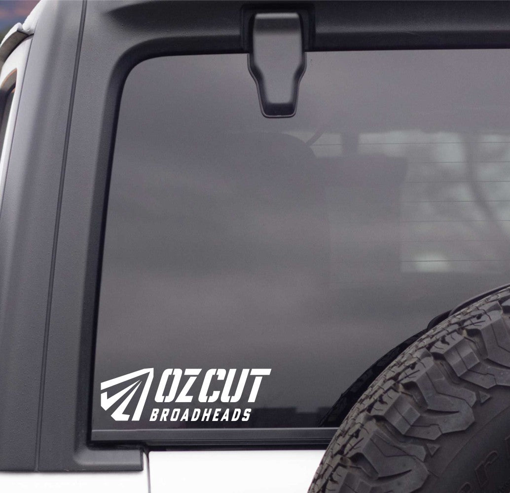 Oz Cut Crossbows decal, sticker, hunting fishing decal, car sticker