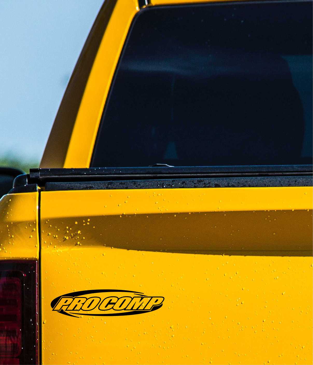 Pro Comp decal B, sticker
