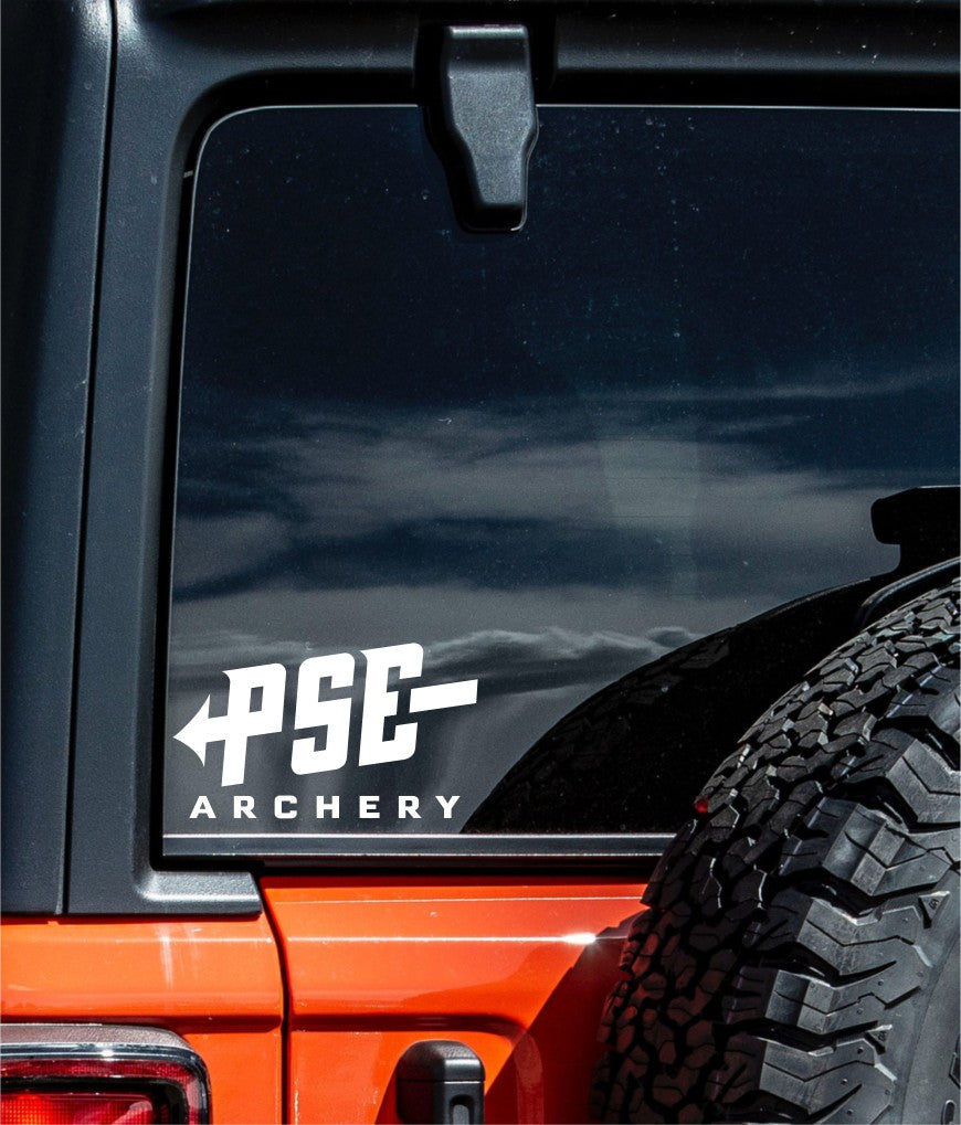 PSE Archery decal, sticker, fishing hunting sticker, car decal