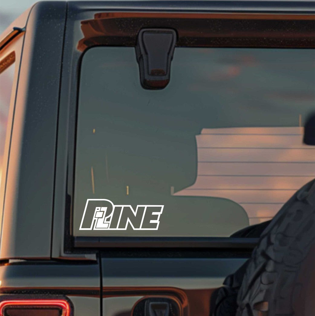 P Line decal, sticker, hunting fishing decal, car sticker
