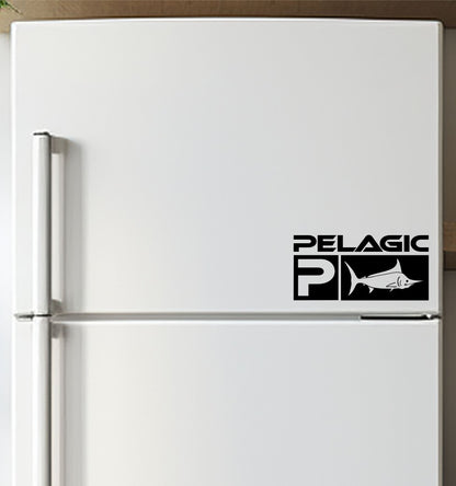 Pelagic Gear decal, sticker, hunting fishing decal, car sticker