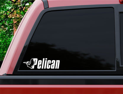 Pelican Boats decal, sticker, hunting fishing decal, car sticker