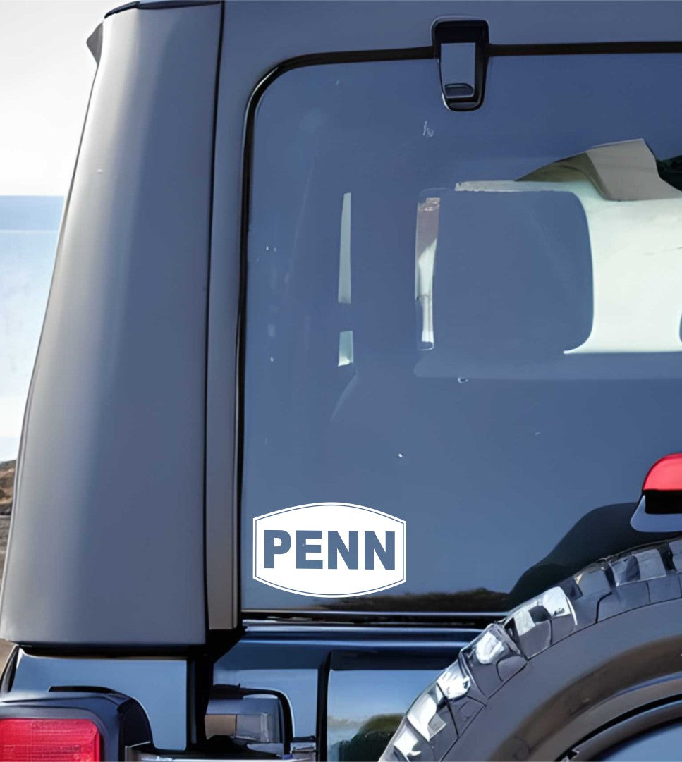 Penn decal, sticker, hunting fishing decal, car sticker
