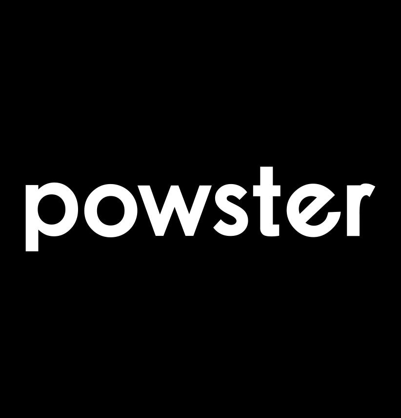 Powster decal, sticker, ski decal, car sticker