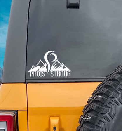 Prois Strong decal, sticker, fishing hunting sticker, car decal