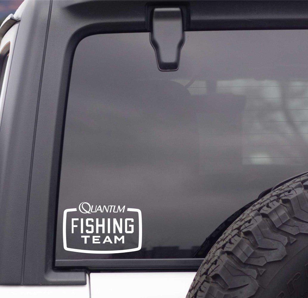 Quantum Fishing decal, sticker, fishing hunting sticker, car decal c