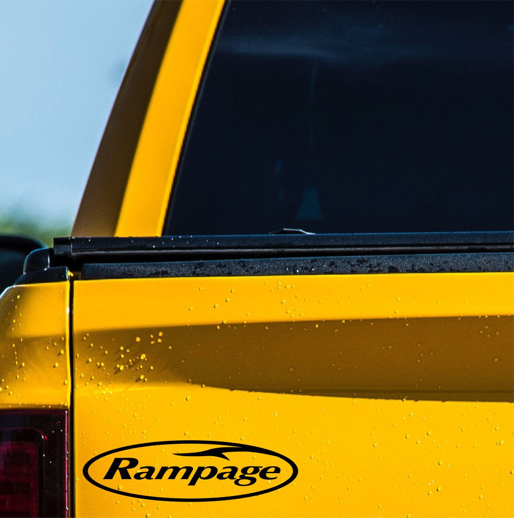 Rampage Boats decal, sticker, fishing hunting sticker, car decal