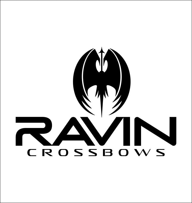 Ravin Crossbows decal, sticker, fishing hunting sticker, car decal