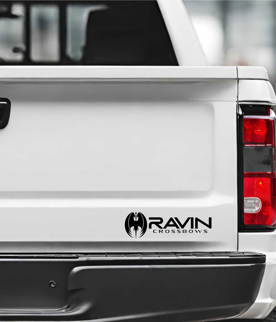 Ravin Crossbows decal, sticker, hunting fishing decal, car sticker b