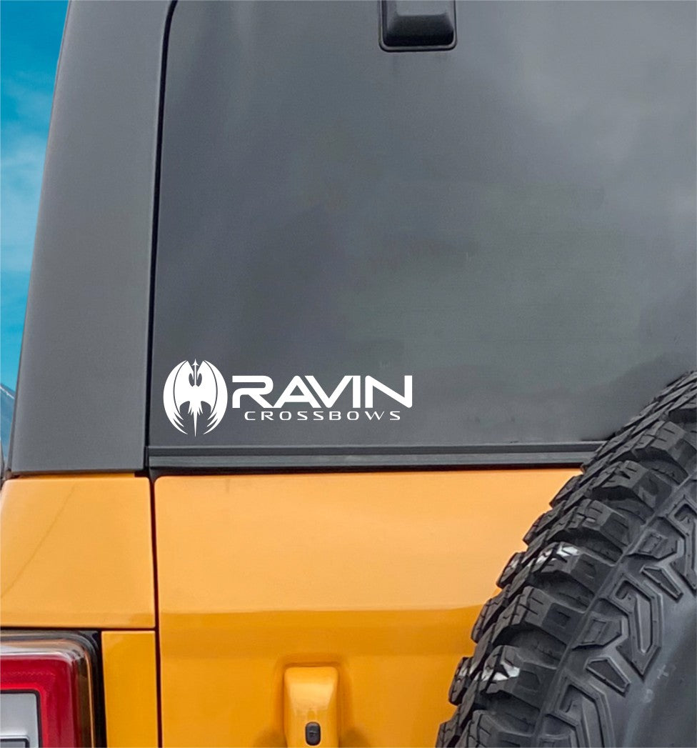 Ravin Crossbows decal, sticker, hunting fishing decal, car sticker b