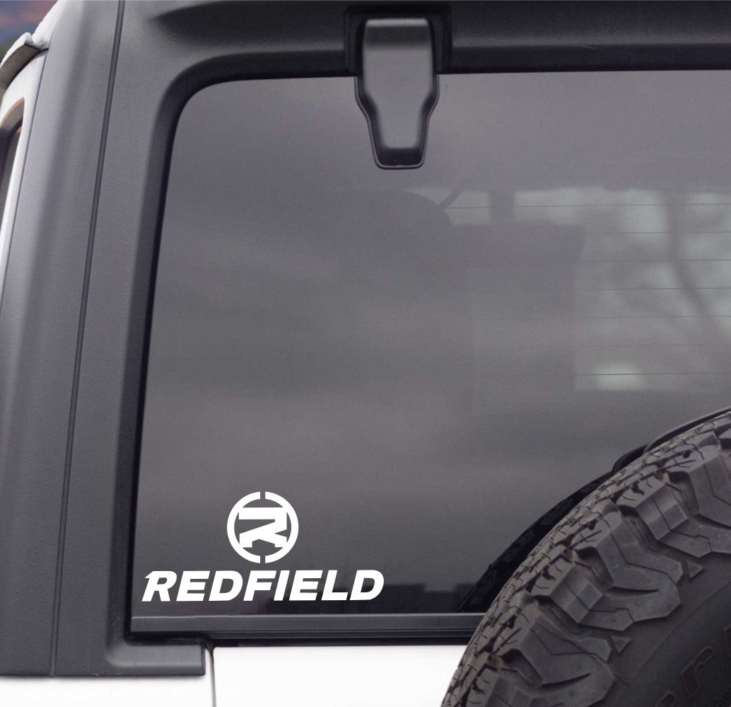 Redfield Optics decal, sticker, hunting fishing decal, car sticker b