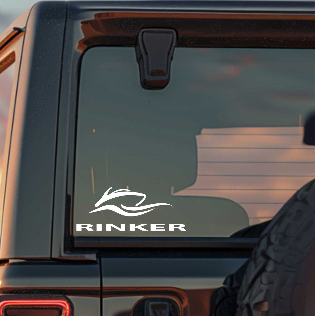Rinker Boats decal, sticker, hunting fishing decal, car sticker