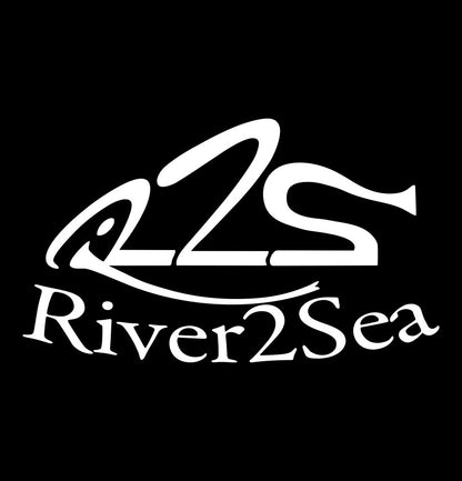 River2Sea decal, sticker, hunting fishing decal, firearm sticker, car sticker