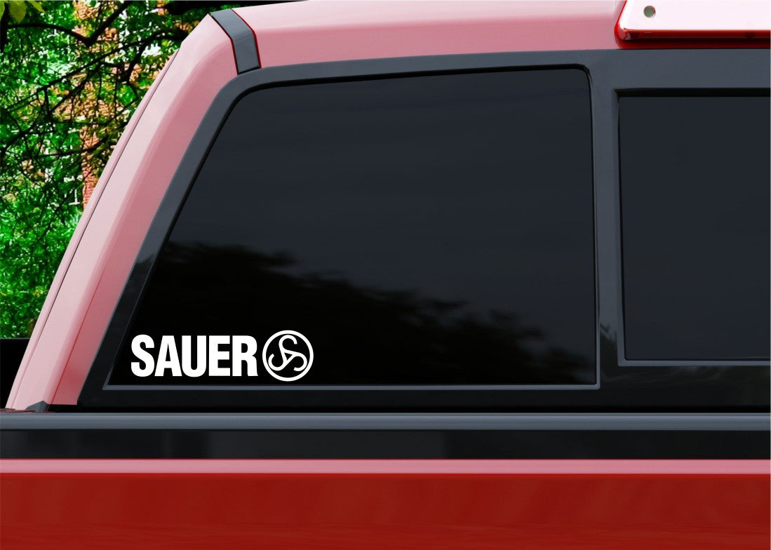 Sauer & Sohn decal, firearm decal, car decal sticker
